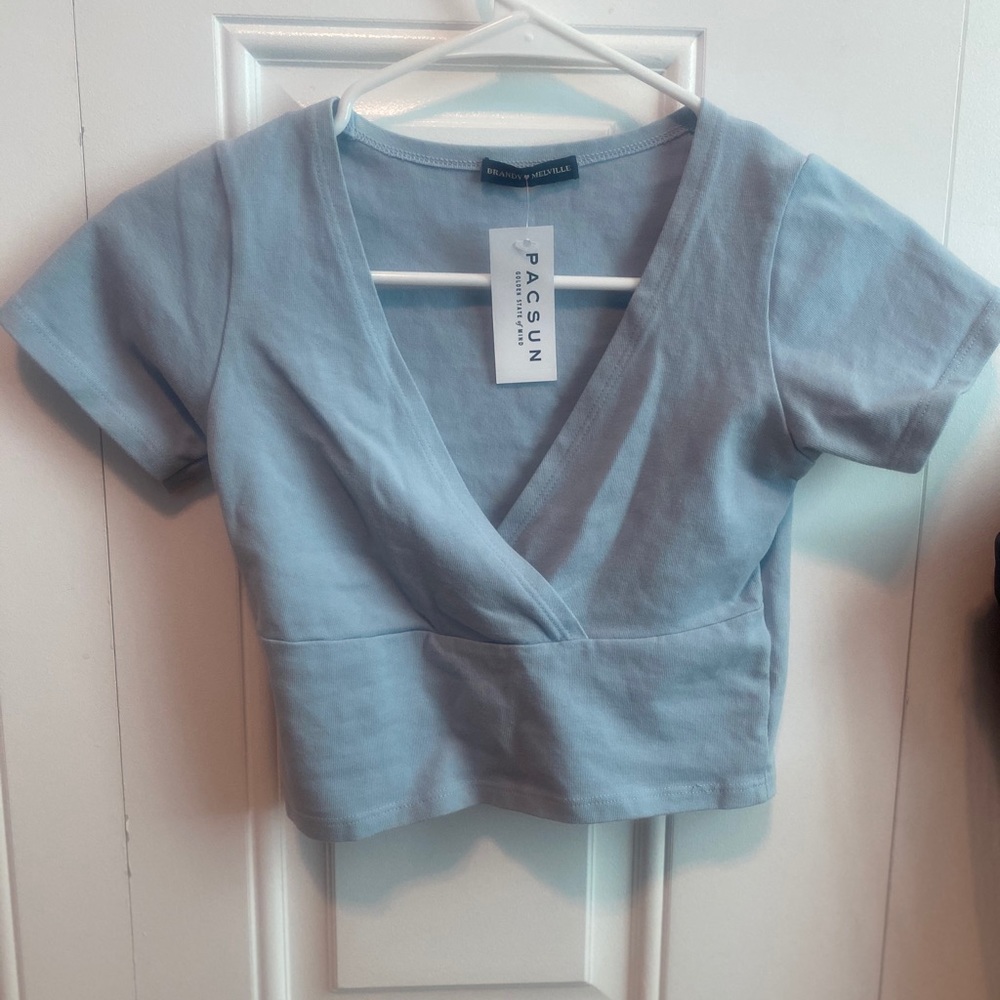 Brandy Melville Blue Amara Top